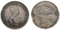Berlin Mitgliedsabzeichen Silber Berlin - Vereinigungs Deutscher Hebammen, Brustbild Königin Auguste Vikto