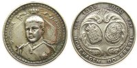 Brasilien Medaille Silber Manuel II (1908-1910) - auf den letzten portugisischen König, Brustbild h