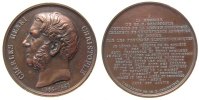 Frankreich Medaille Bronze Christofle Charles Henry ( 1805-1863) - auf seinen Tod, Hersteller von Si