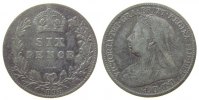 Großbritannien 6 Pence Ag Victoria
