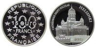 Frankreich 100 Francs / 15 Ag Nikolaikirche in Helsinki