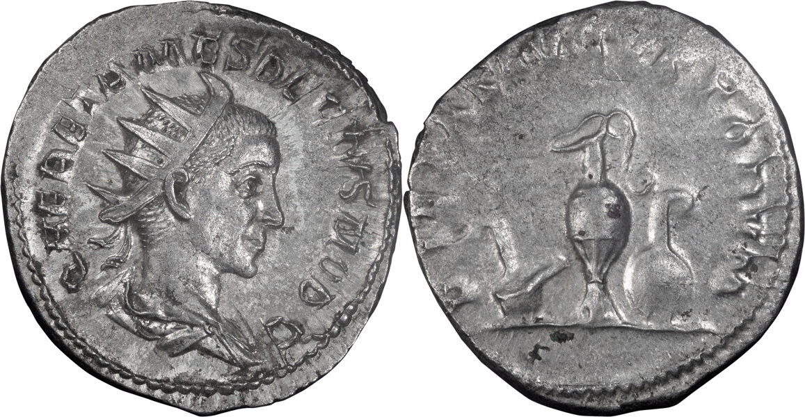 Ancient Roman Herennius Etruscus As Caesar Antoninianus Ma Shops