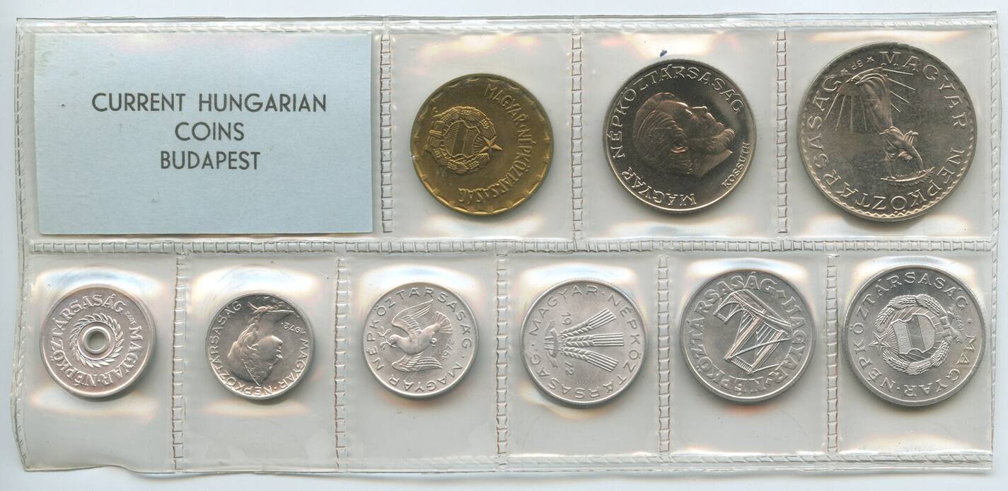 Ungarn Original Kursm Nzensatz Gn Kms Coins Mint Set