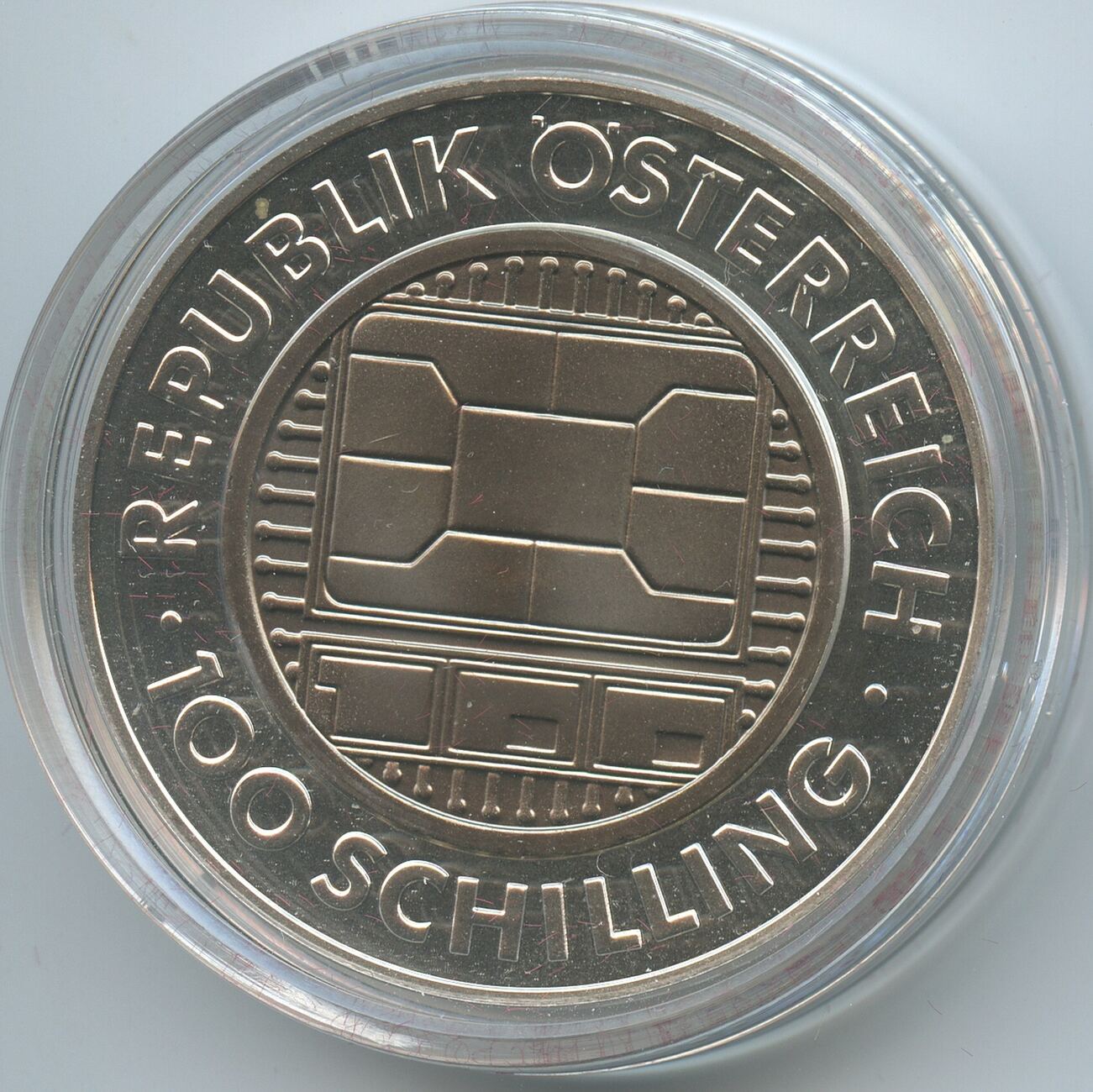 Sterreich Republik Schilling Silber Titan Gn F