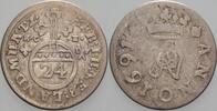 Braunschweig-Wolfenbüttel 1/24 Taler Rudolf August und Anton Ulrich 1685-1704.