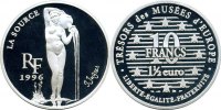 FRANKREICH 10 Francs = 1 1/2 euro La Source