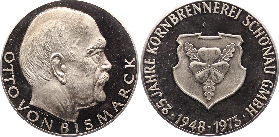 Personenmedaillen Silbermedaille Bismarck Otto Von Deutscher