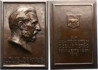Kunstmedaillen Bronzegussplakette Lobach, Wilhelm