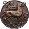 Münchener Medailleure Tragbare einseitige Bronzegussmedaille Lommel, Friedrich