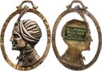 Münchener Medailleure Tragbare einseitige Bronzemedaille unbekannter Künstler