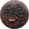 Kunstmedaillen Einseitige Bronzegussmedaille ohne Signatur