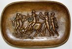 Kunstmedaillen Bronzegussschale Nuss, Fritz