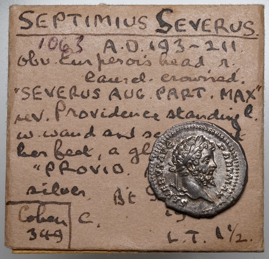 Septimius Severus 193 211 AR Denar Rom PROVIDENTIA Mit Zepter Ex