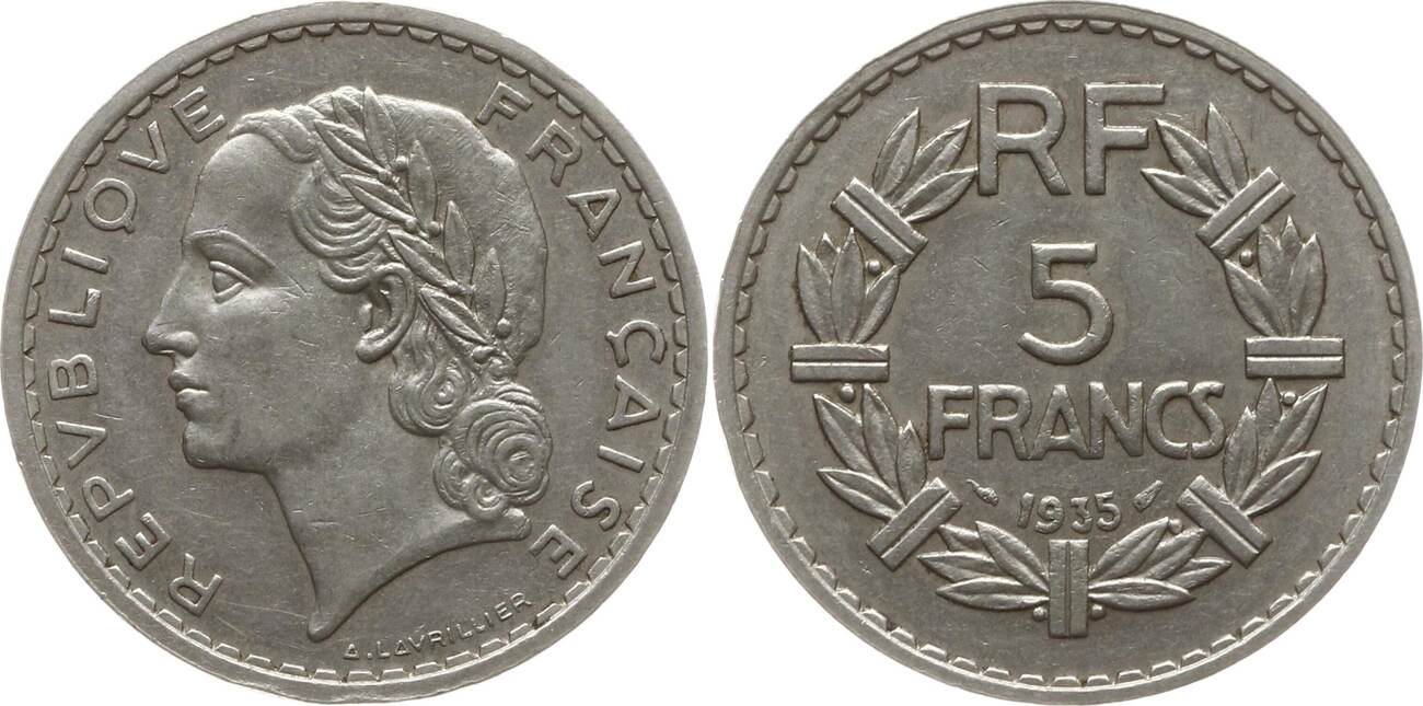 Frankreich Republik Francs Lavrillier Vf Ma Shops