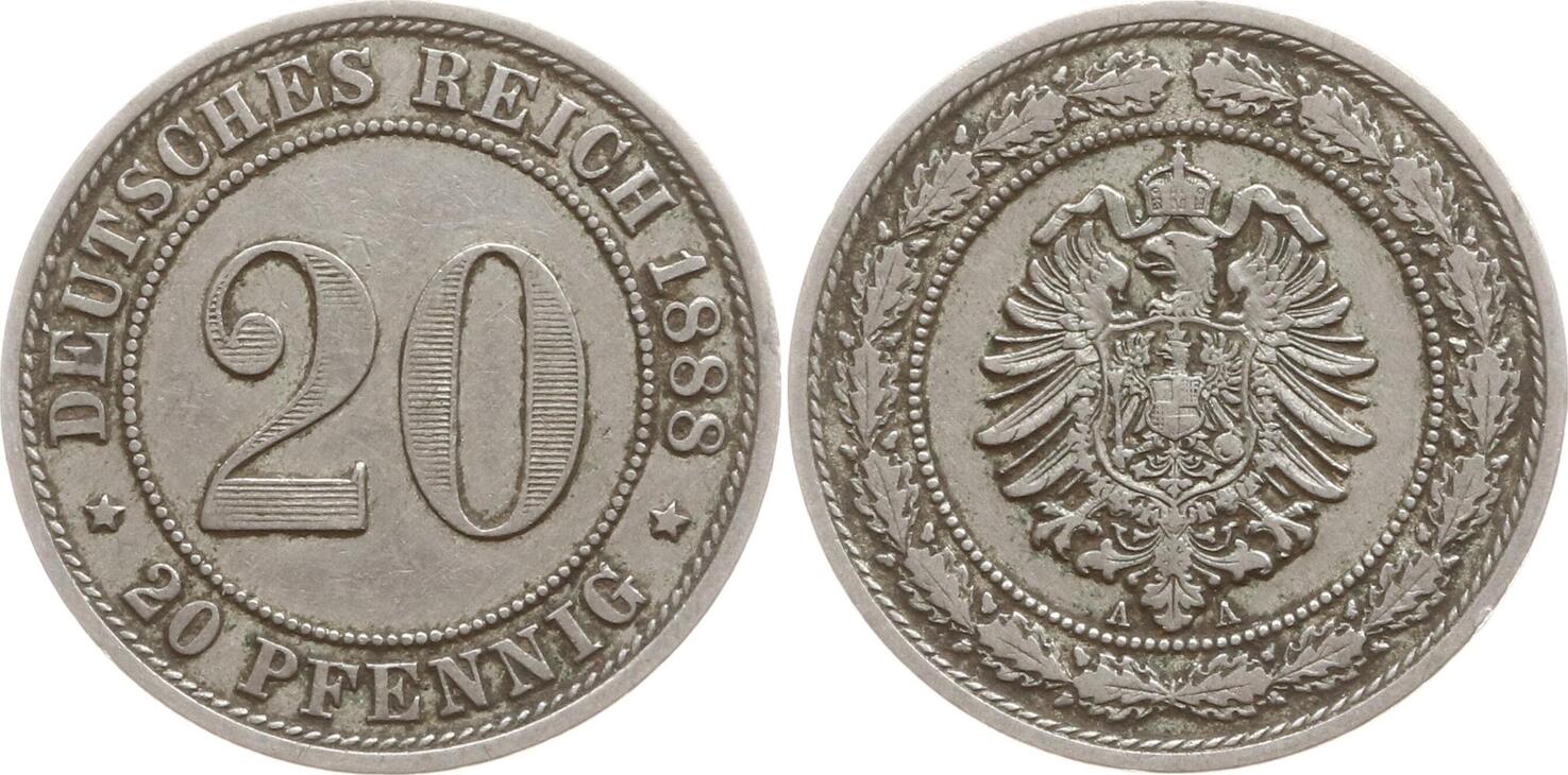 Kaiserreich Deutschland Pfennig A Vf Ma Shops