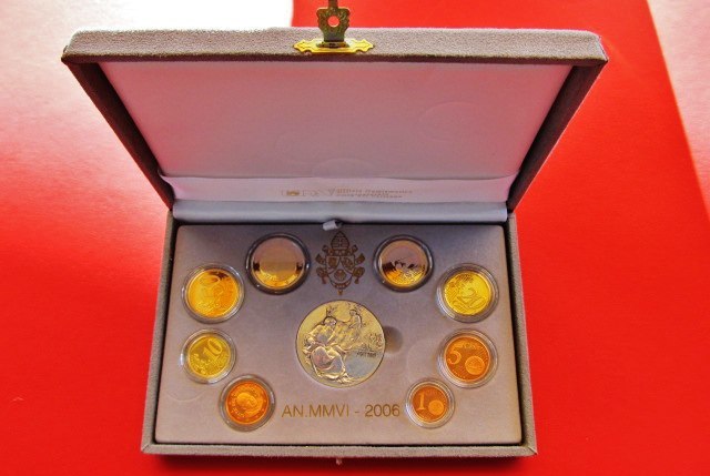 Vatikan Euro Kms Vatican Original Euro Coin Set Proof With Coa