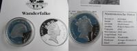 Fidschi Fiji 10 Dollars Engangered Wildlife, Silver coin, Fiji, Peregrine Falcon