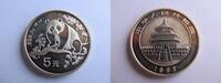 China 5 Yuan Panda an Gewässer, 1/2 Unze Feinsilber, Silber,
