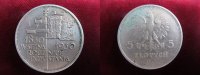 Polen 5 Zlotych Revolution 1830, Stabdarte (Sztandar), 100 J. Polnischer Aufstand, 5 Zloty,