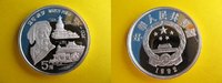 China 5 Yuan Marco Polo, min.angelaufen, Silber, seltener,