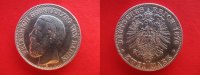 Baden 2 Mark Kaiserreich, Friedrich I. , kleiner Adler, überdurchschnittl.Erhaltung,