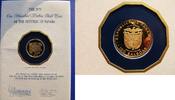 Panama 100 Balboas La Tortuga de Oro, Schildkröte, Gold PP Franklin Mint,