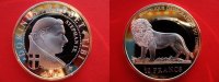 Kongo 10 Francs Congo, Silber, Stephan IX Der letzte deutsche Mittelalter-Papst