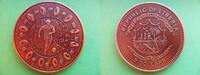 Liberia 5 Dollars Liberia 5 Dollars 2006 Soccer World Cup Germany, large copper coin!