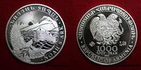 Armenien 1000 Drams Dram Noahs Arche 5 Unzen Silber Noah\'s Arc Armenian silver coin 5 oz