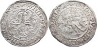 Sachsen-Markgrafschaft Meißen Kreuzgroschen um Wilhelm I. von Meißen 1381(1382)-1407.
