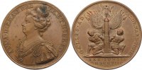 Großbritannien Kupfermedaille Anne 1702-1714.