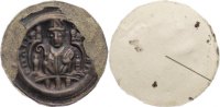 Wetterau, Aschaffenburg, erzbischöflich mainzische Brakteat (Fragment) um Konrad von Wittelsbach, 2.Regierung 1183-1200.
