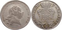 Sachsen-Gotha-Altenburg 1/6 Taler (1/8 Konventionstaler) Friedrich III. 1732-1772.