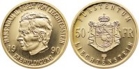Liechtenstein 50 Franken Hans Adam II. seit 1990.