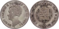 Sachsen-Coburg-Gotha 1/6 Taler Ernst I. 1826-1844.