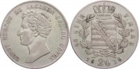Sachsen-Coburg-Gotha 20 Kreuzer Ernst I. 1826-1844.