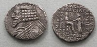 Parther/ Arsakiden Tetradrachme Phraates IV. 38 - 2 vor Chr