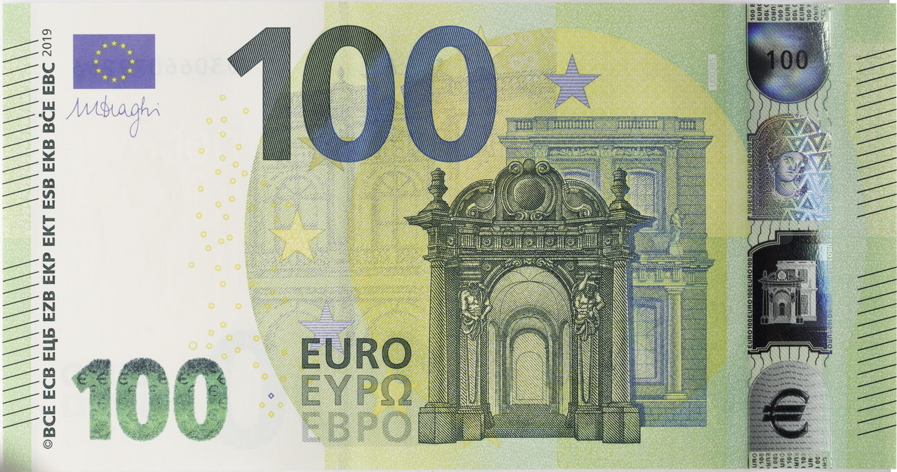 100 Евро купюра