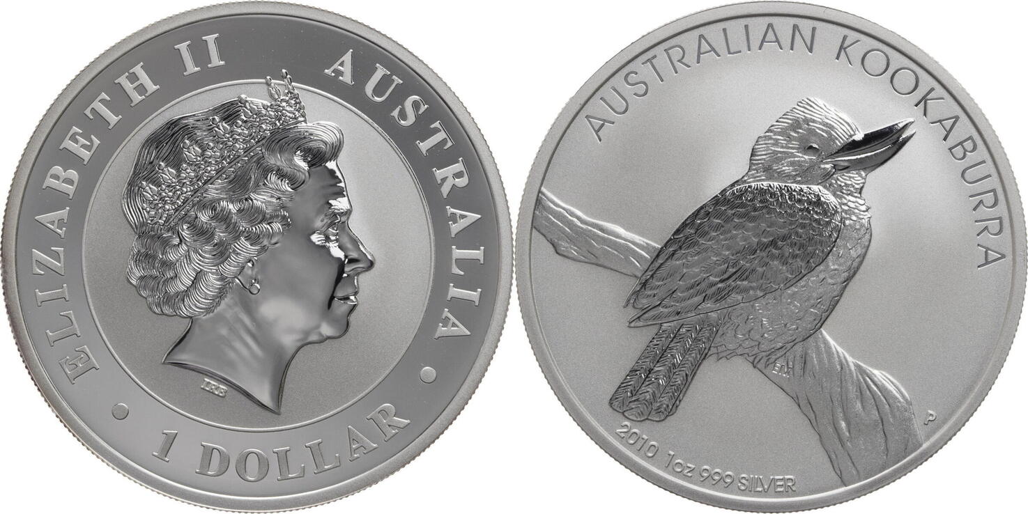 Australien Dollar Elisabeth Ii Kookaburra Bu Bu In Kapsel