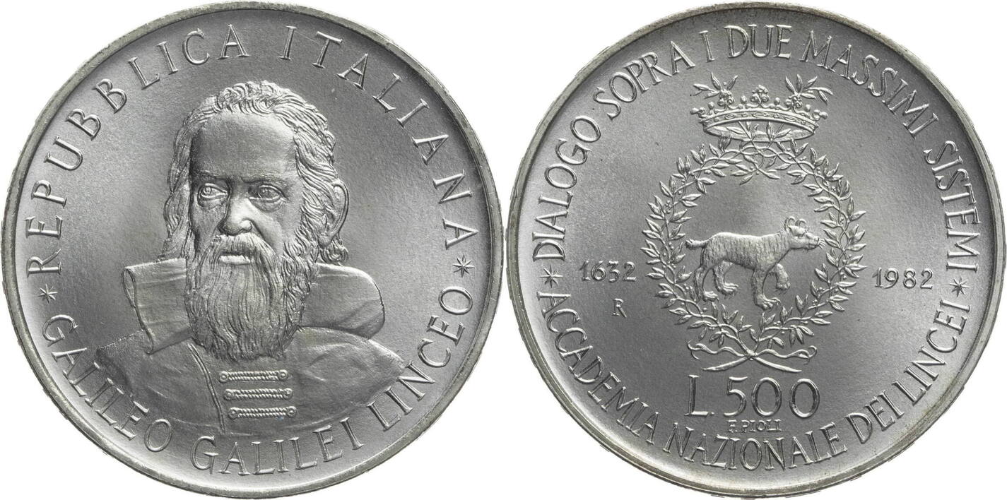 Italien Lire R Galileo Galilei Unc Ma Shops