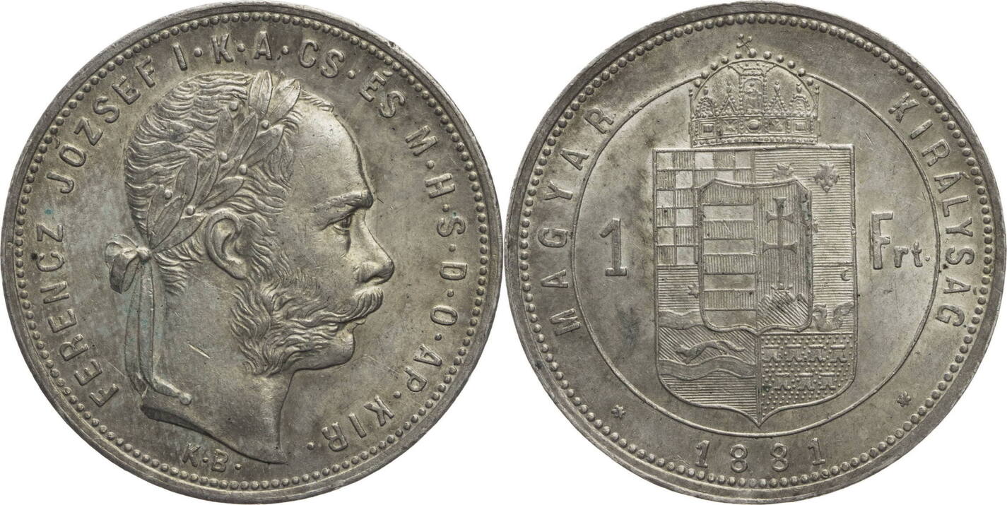 Rdr Ungarn Forint Franz Josef I Kursm Nze