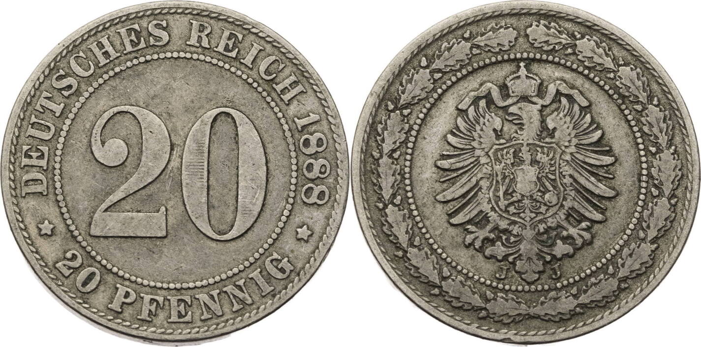 Kaiserreich Pfennig J Kursm Nze Vf Ma Shops