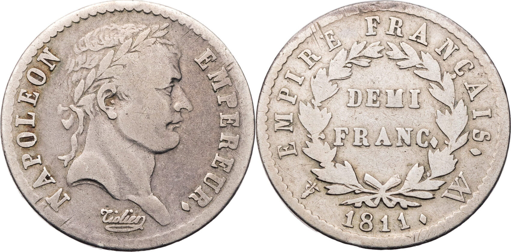 Frankreich Demi Franc W Napoleon I Bonaparte