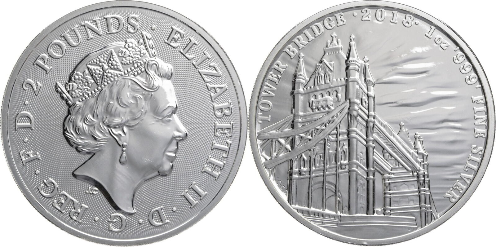 Großbritannien 2 Pfund 2018 Elizabeth II 1952 2022 Landmarks of