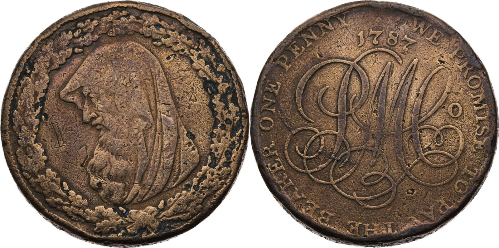 Gro Britannien Penny George Iii Token