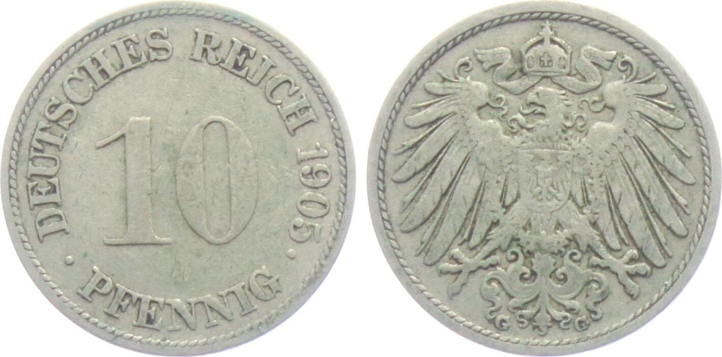 Kaiserreich G Pfennig Gro Er Adler Vf Ma Shops