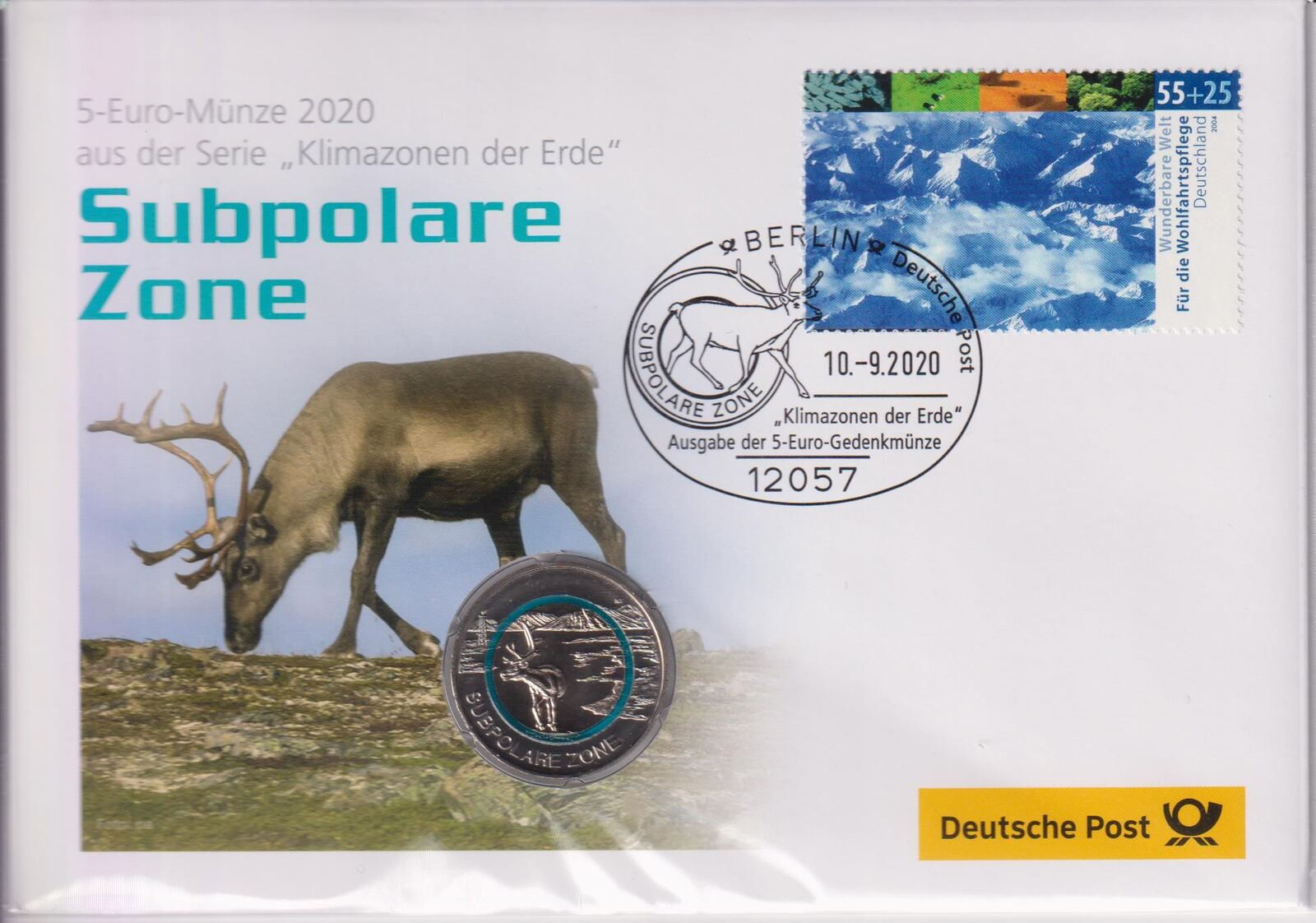 Deutschland Brd Euro Auf Numisbrief F Numisbrief Subpolare