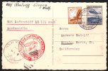 Deutsches Reich - Zeppelin Zeppelinkarte Zeppelin Nordamerikafahrt-Fahrt mit LZ 129 auf Ansichtskarte