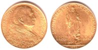 Vatikan 100 Lire Papst Pius XI. (1923-1939)