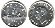 Kanada 1 Dollar Indianer im Kanu - Georg VI. (1936-1952)